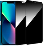2-Pack iPhone 13 Pro Sekretessskärmskydd - Härdat Glas, Anti-Spy, Privacy Skärmskydd