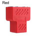 Rj45 Splitter Extender Plug 1 To 2 Ways Red