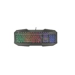 Trust Gxt 830-rw Avonn Rainbow Led Illuminated Pc Gaming Keyboard – Uk