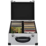 vidaXL CD-väska för 40 cd-skivor aluminium ABS silver -  Cd- & dvd-förvaring