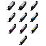 Kompatibel Canon PGI-570 / CLI-571 XL combo pack 10 stk bläckpatron (152 ml)