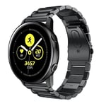 Samsung Galaxy Watch Active Stilrent länkarmband i metall, Svart