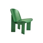 Chisel Lounge Chair, Lush Green Lacquered Beech