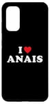 Coque pour Galaxy S20 Cadeau prénom Anais, I Heart Anais I Love Anais