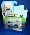 MINECRAFT SKELETON #3/7 COLLECTOR HOT WHEELS CHARACTER CARS, NEW