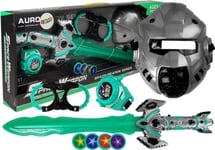 Leantoys Rymdleksaker Ljussabel Mask Handfängsel