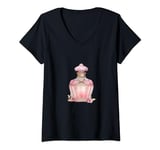 Womens Enchanting Coquette Perfume Fragrance Soft Girl Charm V-Neck T-Shirt