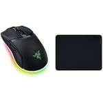 Razer Cobra Pro + Gigantus V2 Medium - Souris de Jeu sans Fil Personnalisable Chroma RGB, capteur Optique 30K et Tapis de Souris de Jeu Soft Medium pour la Vitesse et Le contrôle