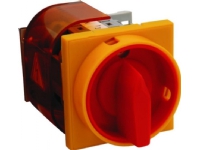Main switch disconnector with yellow and red front IP65, lockable LK32RGP08