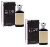 2 x Midnight Black Women's Perfume Eau de parfum Ladies Fragrance EDP 200ml New