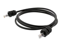 Deltaco Sftp-61Ah-Wp - Patchkabel - Rj-45 (Han) Til Rj-45 (Han) - 1 M - S/Ftp - Cat 6A - Sort
