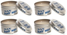 4 X Dax Hair Wax WASHABLE 99g Tin