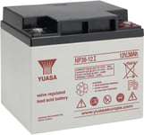 Yuasa 12V 38Ah (AGM) batteri 197 x 165 x 170