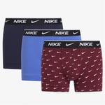 Nike Everyday Cotton Stretch Men's Trunks 3-Pack Boxer Shorts Underwear M 32-34"