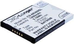 Kompatibelt med Nec GzOne IS11CA, 3.7V, 1400 mAh
