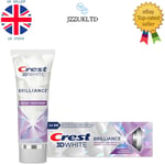 Crest 3D White Brilliance Vibrant Peppermint Fluoride Toothpaste, 130 g