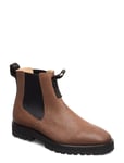 Gram 414g Walnut Leather Shoes Chelsea Boots Brun [Color: WALNUT ][Sex: Women ][Sizes: 36,37,38,40 ]