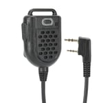Two-Way Radio Microphone, 2Pin Handheld Speaker Mic with PTT Button for Baofeng for KENWOOD for QuanSheng for Linton for HYT Talkie Walkie