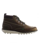 Kickers Kick Hi Winterised Mens Brown Boots Leather - Size UK 6.5