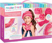 Make It Real Beanie and Infinity Scarf Knitting Kit
