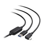 USBC cable Actif Noir pour Casque VR Oculus Quest 2 cable Actif USBA vers USBC en Noir 5 mètres Substitut du cable Oculus Lin 460