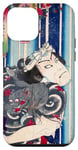 Coque pour iPhone 12 mini Gravure en bois Ukiyo-e japonaise vintage Samurai Kabuki Warrior