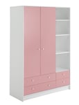 Argos Home Kids Malibu 2 Door 4 Drawer Wardrobe - Pink