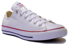 Converse 132173 Chuck Taylor All Star Leather Ox White In White Size UK 3 - 12
