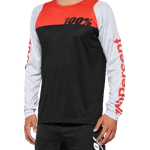 100% R-Core MTB-Tröja Svart-Racer Röd