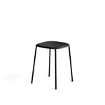 HAY Soft Edge 70 pall Black oak-svart stålstativ