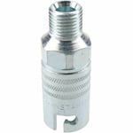 PCL Instant Air Coupler 1/4" BSP Male Thread Air Hose Fitting Coupling AC51CM