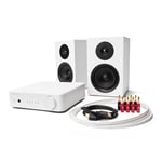 Argon Audio SA1 MK2 + Argon Audio Forus 4 + Essentials cables Stereoanläggning till TV - 3 års medlemsgaranti på HiFi