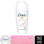 Dove Powder Roll On Anti-Perspirant up to 48H Sweat & Odour Protection, 50ml