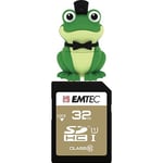 Pack Support de Stockage Rapide et Performant : Clé USB - 2.0 - Série Licence - Collection Animalitos - 16 Go + Carte MicroSD - Gamme Elite Gold - Classe 10-32 GB