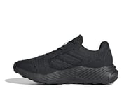 adidas Homme Tracefinder Trail Running Baskets, Core Noir Gris Six, 41 1/3 EU