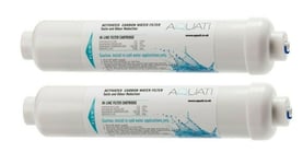 2x In Line Fridge External water filters compatible with SAMSUNG LG DAEWOO BEKO