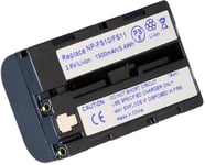 Kompatibelt med Sony Cyber-shot DSC-F505, 3.6V (3.7V), 1500 mAh