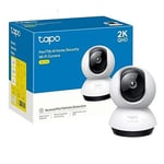 Tapo 2K QHD Indoor Pan/Tilt Security Wi-Fi Camera AI Detection360° Visual Cov...