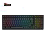 Clavier de Jeu Mécanique RK ROYAL KLUDGE RK98 Triple Mode 2.4 G / BT5.1 / USB-C 100 Touches Remplaçables à Chaud Rétroéclairé RVB