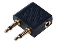 Logilink - Fly Audio Adapter - Mono Mini (Hane) Till Minitelefon Stereo 3,5 Mm (Hona)