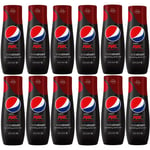 SodaStream Pepsi Max Cherry Sparkling Drink Mix 440ml - Pack of 12