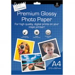 8 SHEETS A4 PHOTO PAPER GLOSSY FOR HIGH QUALITY DIGITAL PRINTS LONG LASTING 