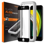 Spigen Alm Glass FC - Härdat glas iPhone SE (2022/2020) / 8/7 (svart)