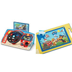 Melissa & Doug PAW Patrol Rescue Mission Wooden Dashboard & PAW Patrol Take-Along Magnetic Jigsaw Puzzles
