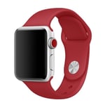 Apple Watch Series 4 44mm soft silicone watch band - Dark Red