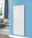 NRG 1600x608 Vertical Flat Panel Designer Radiators Central Heating Rad White