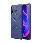 UTPRKIN Case For Huawei P30 Lite Case, Heavy Duty Shockproof Drop Protection Case, Soft Silicone TPU Protective Case for Huawei P30 Lite (Color : Blue)