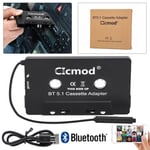 Bluetooth 5.1 Music Car Cassette Tape Adapter for iPhone MP3 iPod Android Apple