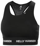 Helly Hansen Womens W LIFA Merino Midw Bra, Black, XS