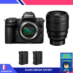Nikon Z8 + Z 85mm f/1.2 S + 2 Nikon EN-EL15c + Ebook 'Devenez Un Super Photographe' - Hybride Nikon